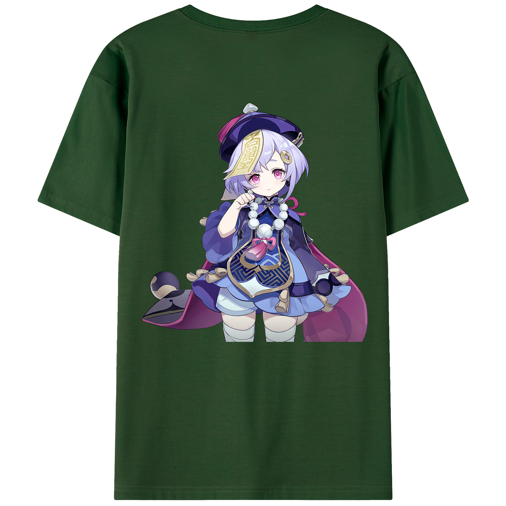げんし神 七七 なな  genshin Nana 綿100％半袖Tシャツ（背面プリント）